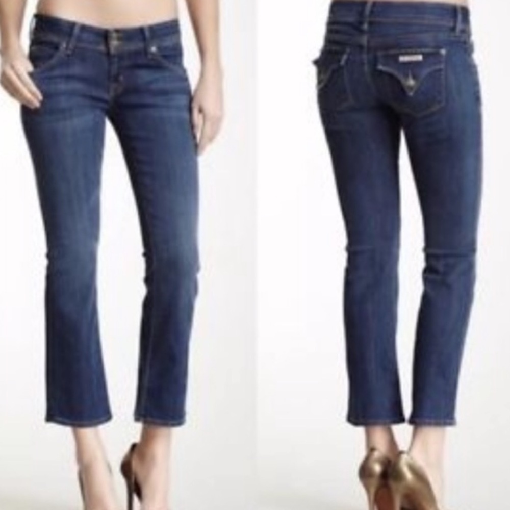 Hudson Jeans Beth Midrise Crop Baby Boot